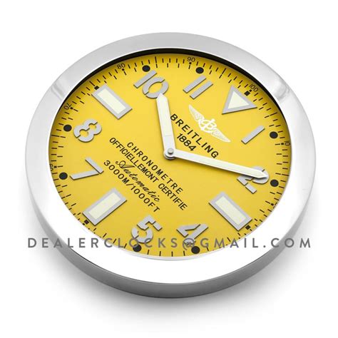 breitling wall clock|wall watch machine.